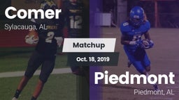 Matchup: Comer  vs. Piedmont  2019