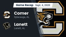Recap: Comer  vs. Lanett  2020