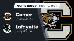Recap: Comer  vs. Lafayette  2021