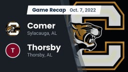 Recap: Comer  vs. Thorsby  2022