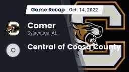 Recap: Comer  vs. Central of Coosa County 2022