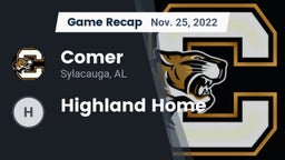 Recap: Comer  vs. Highland Home 2022