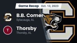 Recap: B.B. Comer  vs. Thorsby  2023