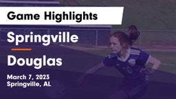 Springville  vs Douglas  Game Highlights - March 7, 2023