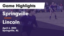 Springville  vs Lincoln  Game Highlights - April 6, 2023