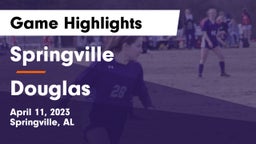 Springville  vs Douglas  Game Highlights - April 11, 2023