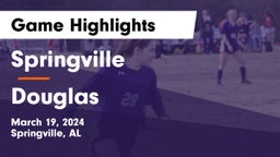 Springville  vs Douglas  Game Highlights - March 19, 2024