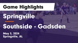 Springville  vs Southside  - Gadsden Game Highlights - May 3, 2024