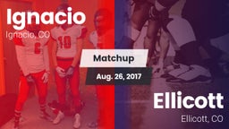 Matchup: Ignacio vs. Ellicott  2017