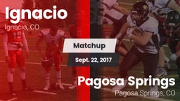 Matchup: Ignacio vs. Pagosa Springs  2016