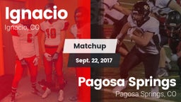 Matchup: Ignacio vs. Pagosa Springs  2017