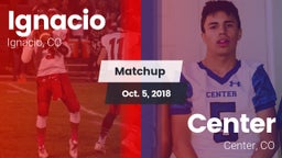 Matchup: Ignacio vs. Center  2018
