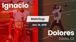 Matchup: Ignacio vs. Dolores  2018