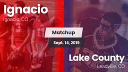 Matchup: Ignacio vs. Lake County  2019