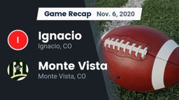 Recap: Ignacio  vs. Monte Vista  2020