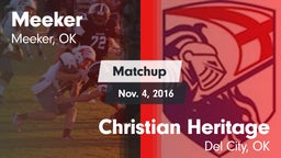Matchup: Meeker vs. Christian Heritage  2016