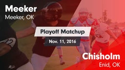 Matchup: Meeker vs. Chisholm  2016