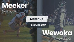 Matchup: Meeker vs. Wewoka  2017