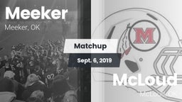 Matchup: Meeker vs. McLoud  2019