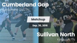 Matchup: Cumberland Gap vs. Sullivan North  2016