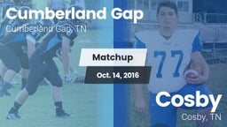 Matchup: Cumberland Gap vs. Cosby  2016