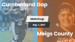 Matchup: Cumberland Gap vs. Meigs County  2017