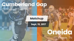 Matchup: Cumberland Gap vs. Oneida  2017