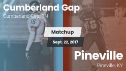 Matchup: Cumberland Gap vs. Pineville  2017