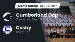 Recap: Cumberland Gap  vs. Cosby  2017