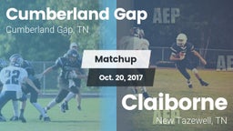 Matchup: Cumberland Gap vs. Claiborne  2017