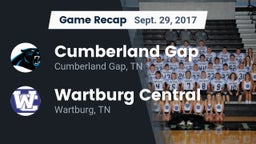 Recap: Cumberland Gap  vs. Wartburg Central  2017