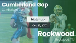 Matchup: Cumberland Gap vs. Rockwood  2017