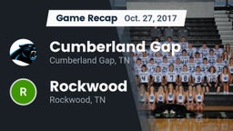 Recap: Cumberland Gap  vs. Rockwood  2017