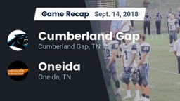 Recap: Cumberland Gap  vs. Oneida  2018