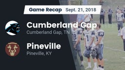 Recap: Cumberland Gap  vs. Pineville  2018