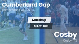 Matchup: Cumberland Gap vs. Cosby  2018