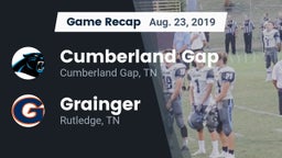 Recap: Cumberland Gap  vs. Grainger  2019