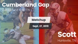 Matchup: Cumberland Gap vs. Scott  2019