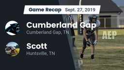 Recap: Cumberland Gap  vs. Scott  2019
