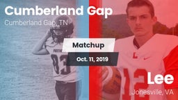 Matchup: Cumberland Gap vs. Lee  2019