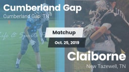 Matchup: Cumberland Gap vs. Claiborne  2019