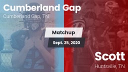 Matchup: Cumberland Gap vs. Scott  2020