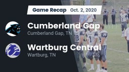 Recap: Cumberland Gap  vs. Wartburg Central  2020