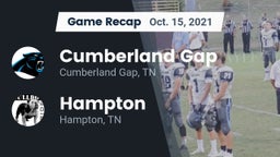 Recap: Cumberland Gap  vs. Hampton  2021