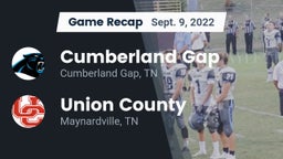 Recap: Cumberland Gap  vs. Union County  2022