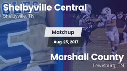 Matchup: Shelbyville Central vs. Marshall County  2017