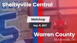 Matchup: Shelbyville Central vs. Warren County  2017