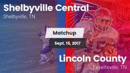 Matchup: Shelbyville Central vs. Lincoln County  2017