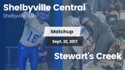 Matchup: Shelbyville Central vs. Stewart's Creek  2017