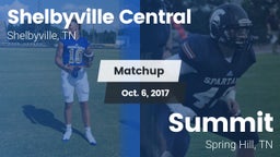 Matchup: Shelbyville Central vs. Summit  2017